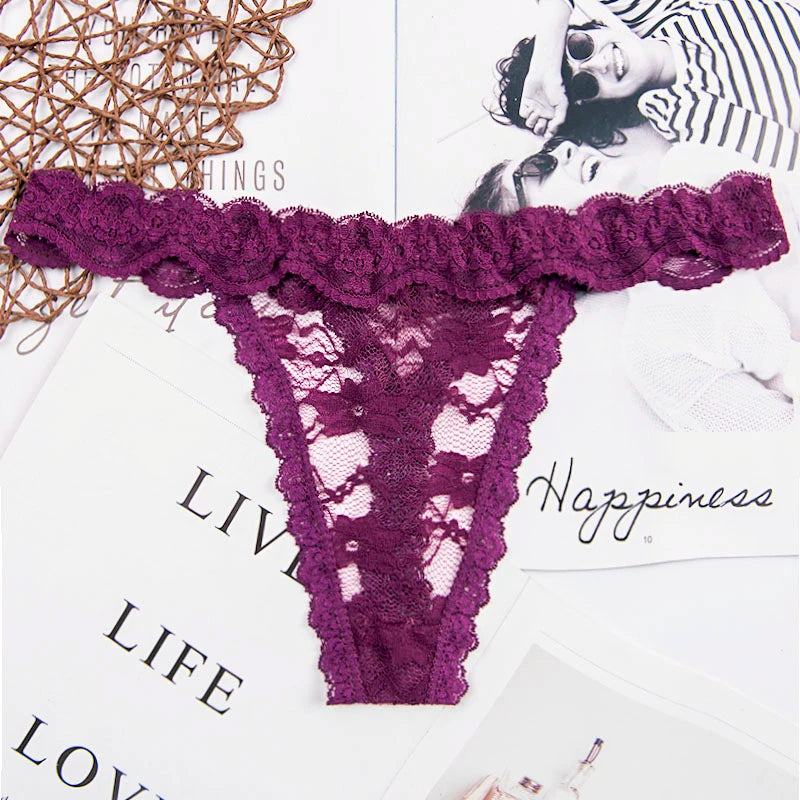 Lace Women's  Thongs G-string Underwear Panties