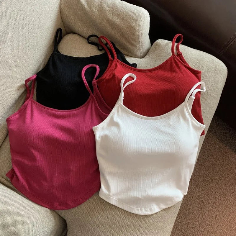 French Sweet Tank Tops Women