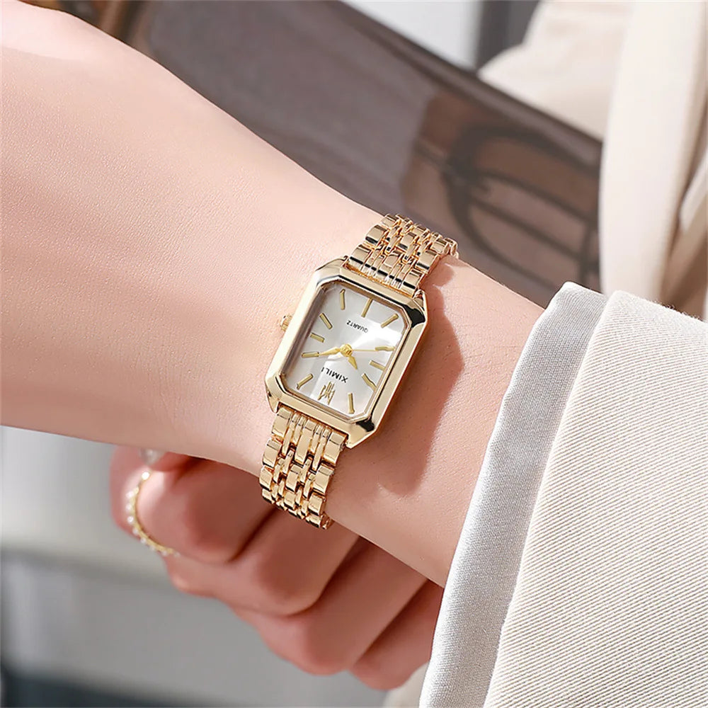 women's watch, stainless steel quartz watch