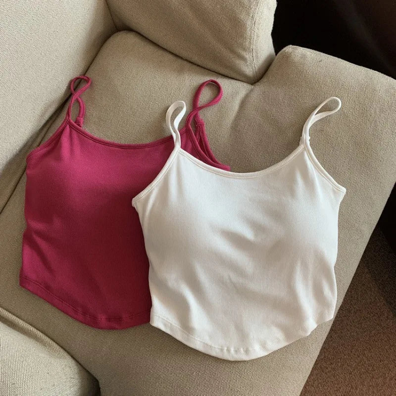 French Sweet Tank Tops Women