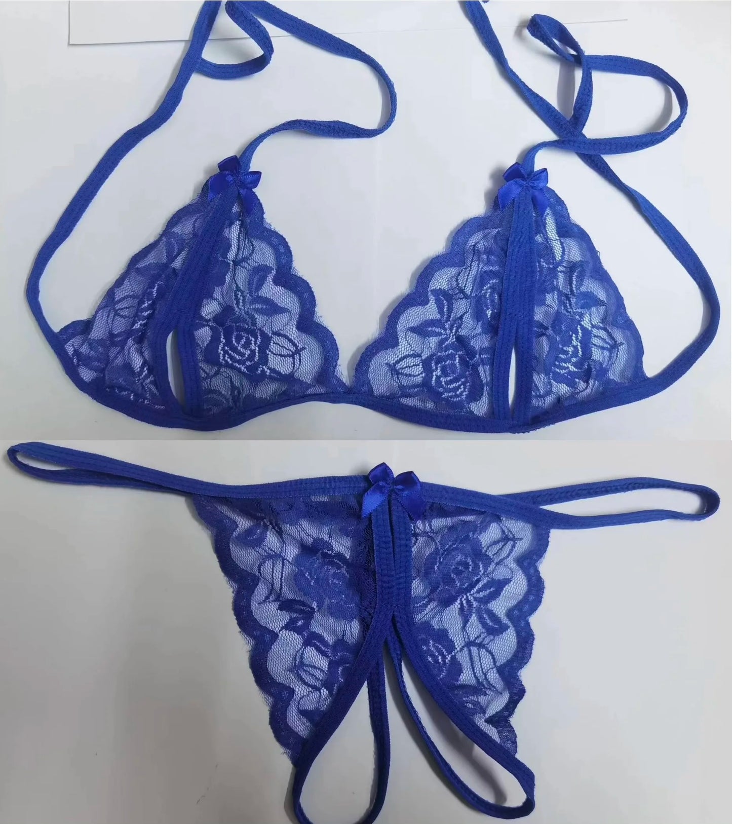 Lace-up Lingerie Set