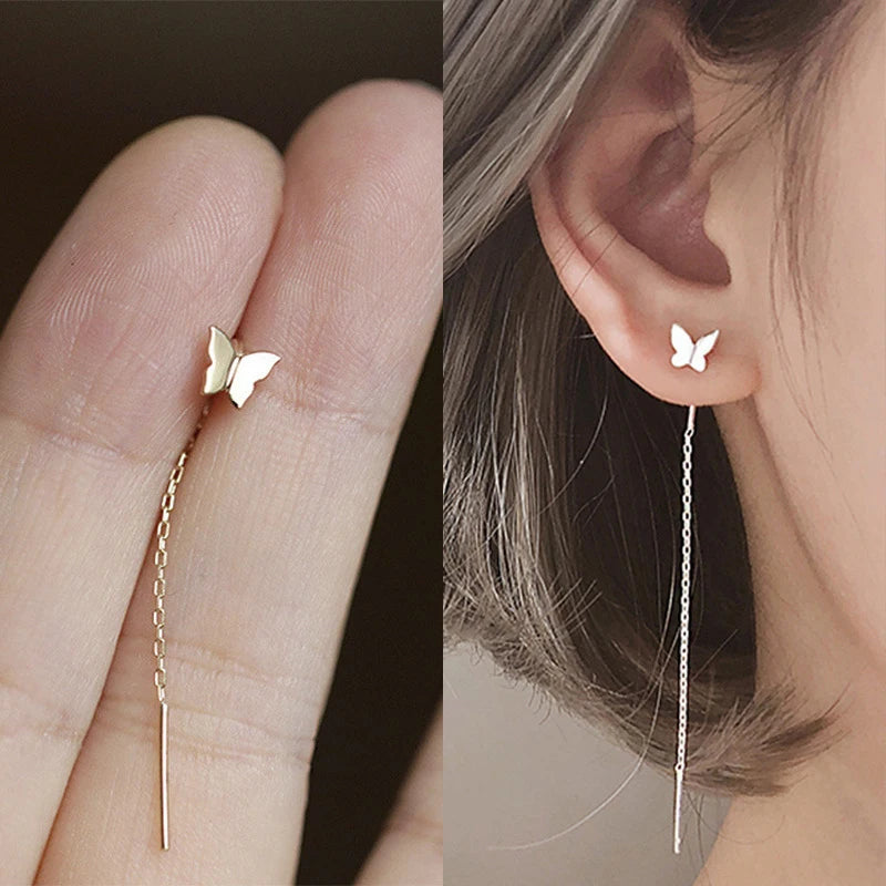 Little Bird Drop Long Hanging Earrings for Women